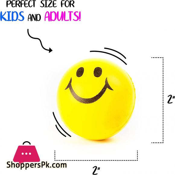 Smile Stress Balls - Smile Funny Face Stress Ball - Happy Smile Face Squishies Toys Stress Foam Balls for Soft Play