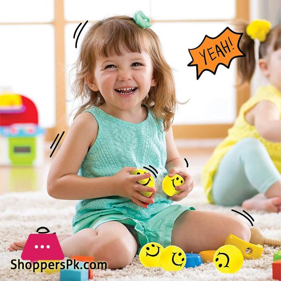 Smile Stress Balls - Smile Funny Face Stress Ball - Happy Smile Face Squishies Toys Stress Foam Balls for Soft Play