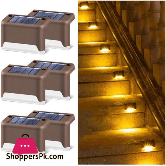 Solar Deck Lights Waterproof Patio Light for Step Lawn Pathway Garden Fence Landscape Lamp for Decoration
