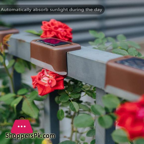 Solar Deck Lights Waterproof Patio Light for Step Lawn Pathway Garden Fence Landscape Lamp for Decoration