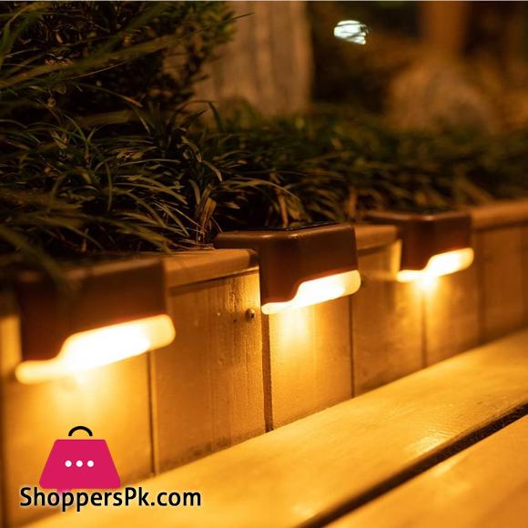 Solar Deck Lights Waterproof Patio Light for Step Lawn Pathway Garden Fence Landscape Lamp for Decoration