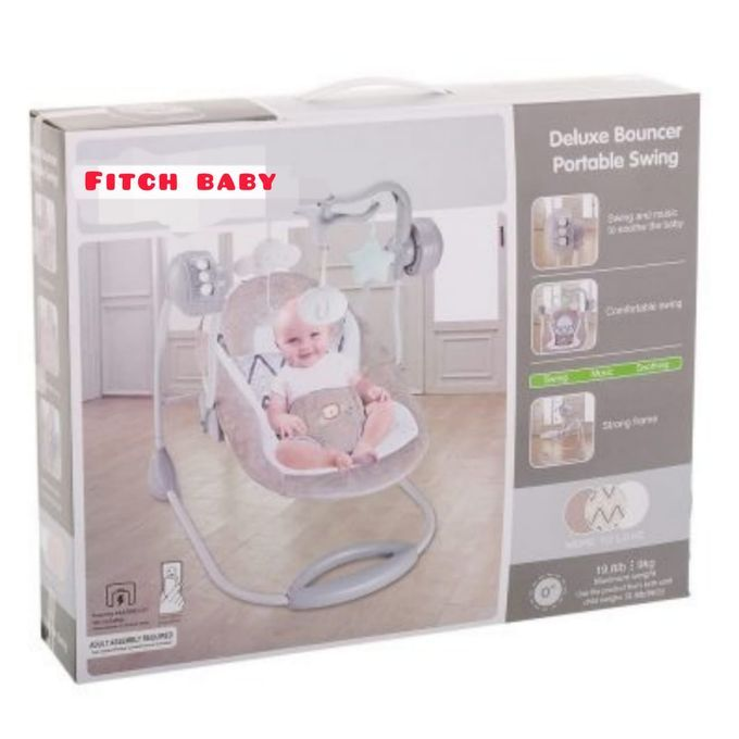 Fitch Baby Automatic and Comfortable Portable Electric Swing for Babies