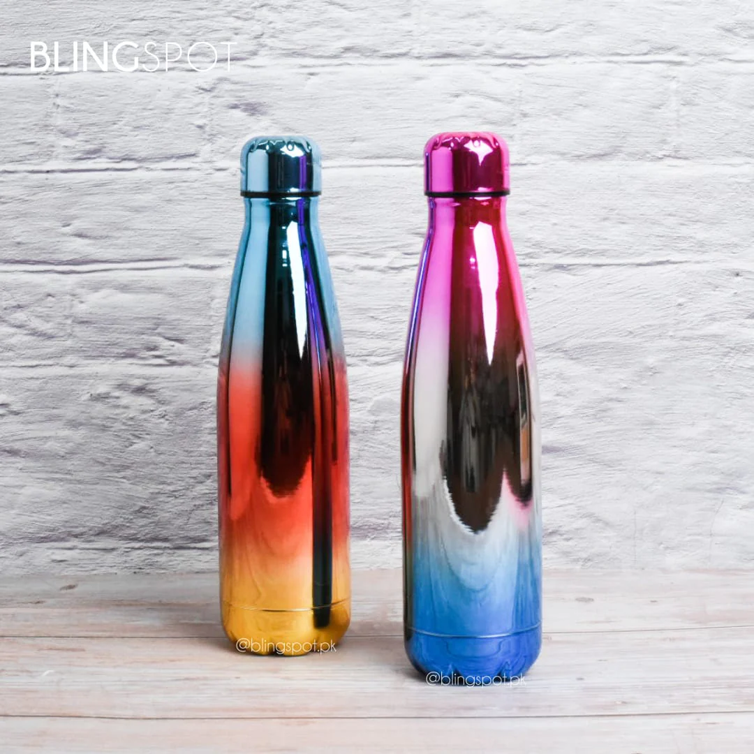 SHINY RAINBOW GRADIENT WATER BOTTLE
