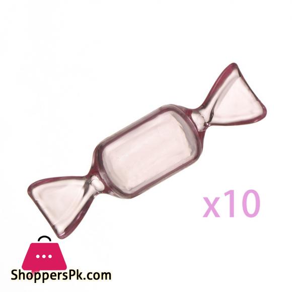 10 Pcs lot Mini Candy Jewelry Box Transparent Sweet Candy Shaped Jewelry Container Storage Waterproof Organizer