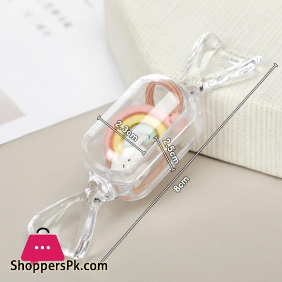 10 Pcs lot Mini Candy Jewelry Box Transparent Sweet Candy Shaped Jewelry Container Storage Waterproof Organizer