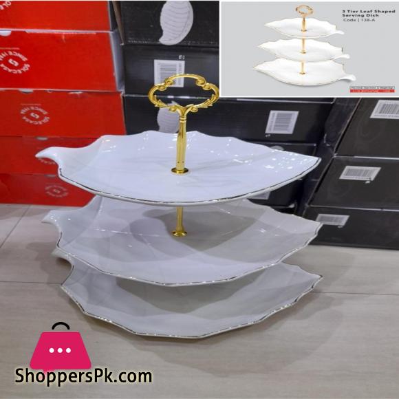 3-Tier Cake Plate Stand Tray Wedding Birthday Party Cupcake Display Tower Set