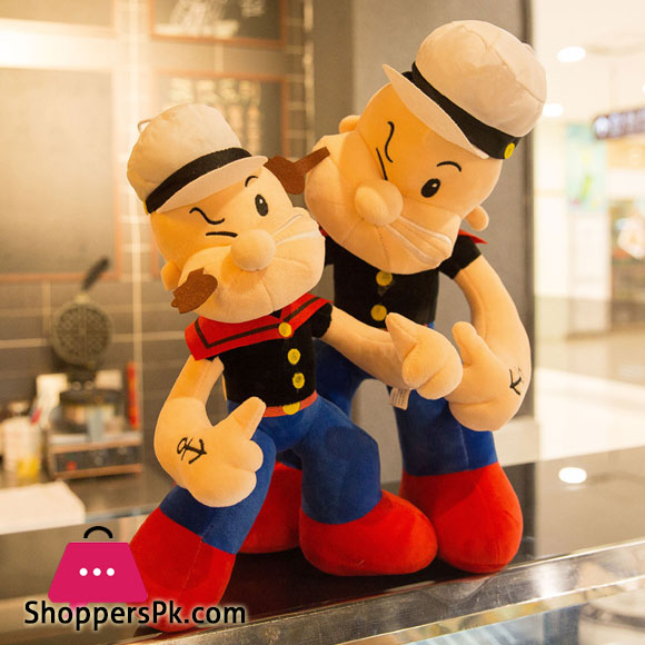 40CM New Creative Popeye the Sailor Plush Stuffed Cartoon Child Gift Toy