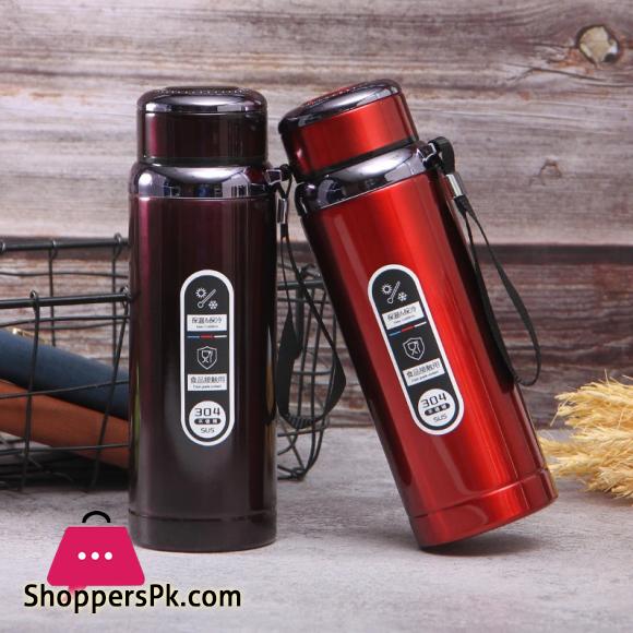 800ml Stainless Steel Water Bottle Large Capacity Double Wall Thermos Bottle Outdoor Vacuum Water Flask Thermal Insulated Cup Hot And Cold Water Bottle