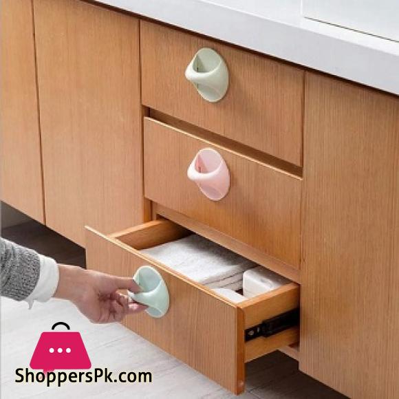 Cabinet Drawer - Self-Stick Cabinet Drawer Handle Helper Auxiliary Kitchen Cabinet Door Window Handle Sticker Convenient Opening Stick-on Handles