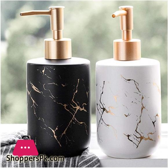 Ceramic Soap Dispensers Countertop Lotion & Liquid Dispenser Hand Soap Dispenser for Bathroom Kitchen soap Dispenser Pump Home & Kitchen 1-Pcs