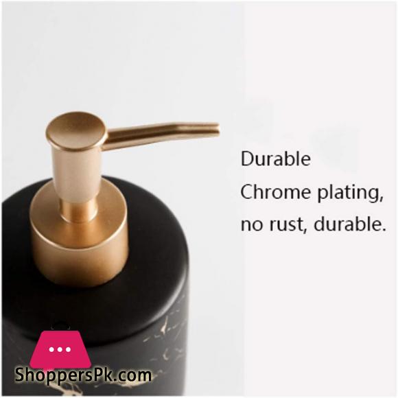 Ceramic Soap Dispensers Countertop Lotion & Liquid Dispenser Hand Soap Dispenser for Bathroom Kitchen soap Dispenser Pump Home & Kitchen 1-Pcs