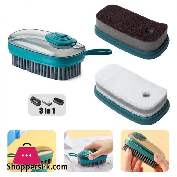 Cleaning Brush Automatic Liquid Soap Dispenser, Kitchen, Dishwashing, Laundry, Shoe, Cleaning Brush