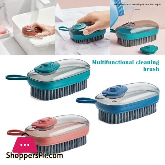 Cleaning Brush Automatic Liquid Soap Dispenser, Kitchen, Dishwashing, Laundry, Shoe, Cleaning Brush