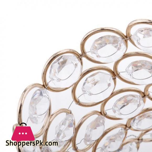 Crown Rock Crystal Candlestick Wedding Props Candlelight Dinner Glass Candle Holder Nice Decorative Candle Holder