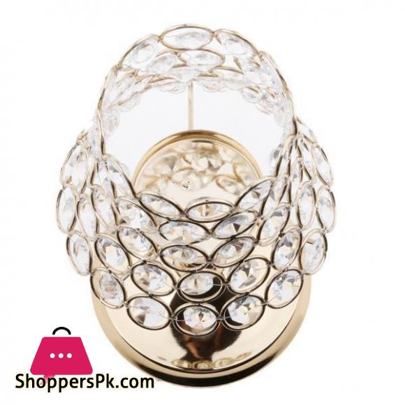 Crown Rock Crystal Candlestick Wedding Props Candlelight Dinner Glass Candle Holder Nice Decorative Candle Holder