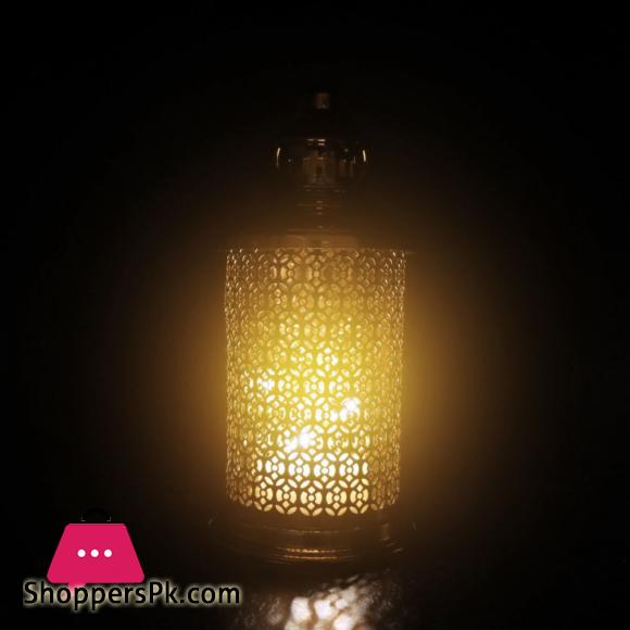Lanterns Warm White LED Light Antique Bronze Accents Battery Operated for Home Decor