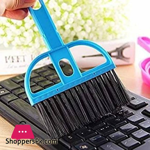 Mini Dustpan with Brush Broom Set for Multi-Purpose Cleaning Brush Keyboards, Dining Table, Car Cleaning, Refrigerator Cleaning kit, Carpets sep2021