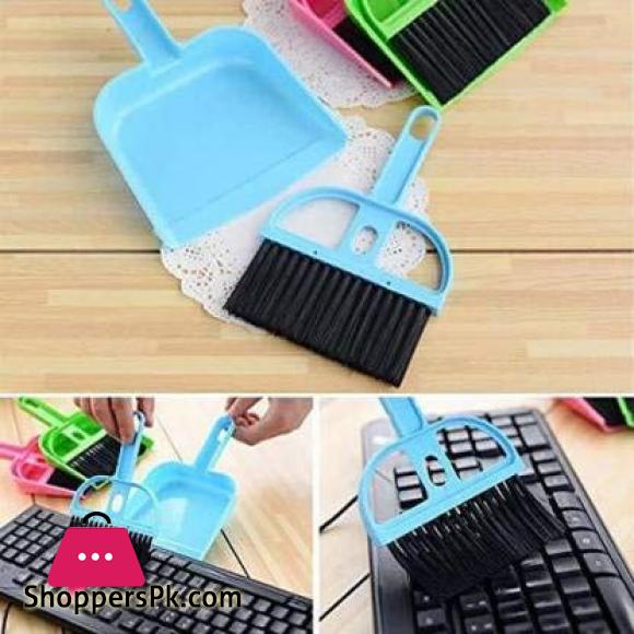 Mini Dustpan with Brush Broom Set for Multi-Purpose Cleaning Brush Keyboards, Dining Table, Car Cleaning, Refrigerator Cleaning kit, Carpets sep2021