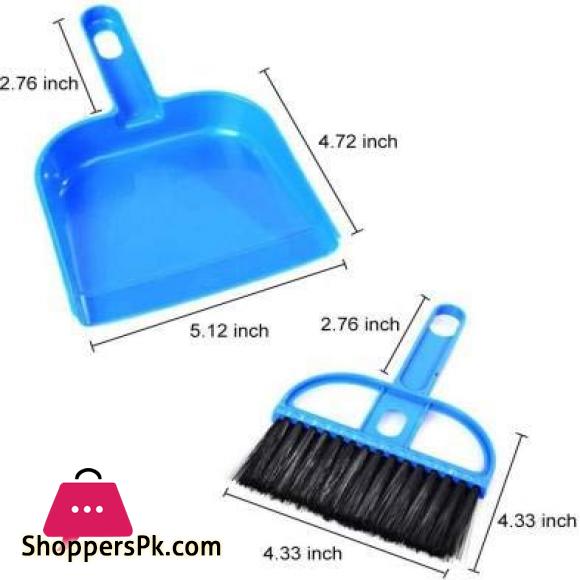 Mini Dustpan with Brush Broom Set for Multi-Purpose Cleaning Brush Keyboards, Dining Table, Car Cleaning, Refrigerator Cleaning kit, Carpets sep2021