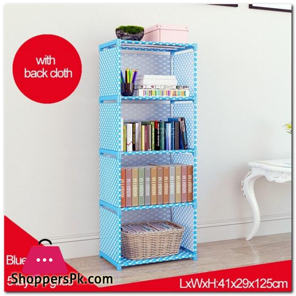 Modern Portable Books Shelf racks wardrobe made by Metal can hold large number of books