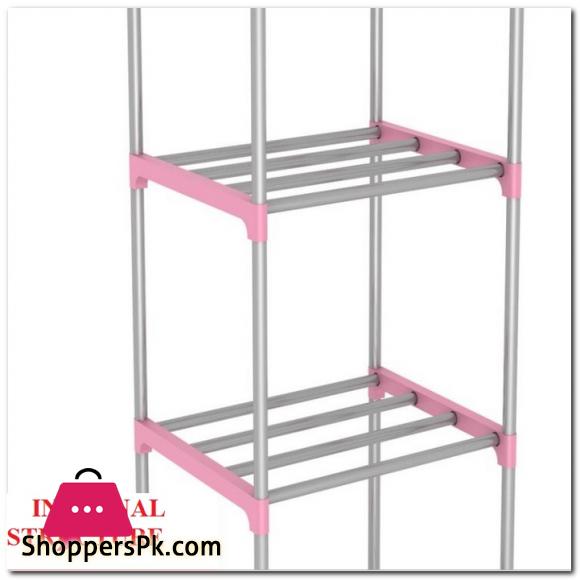 Modern Portable Books Shelf racks wardrobe made by Metal can hold large number of books