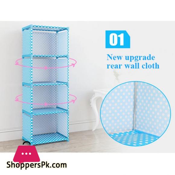 Modern Portable Books Shelf racks wardrobe made by Metal can hold large number of books