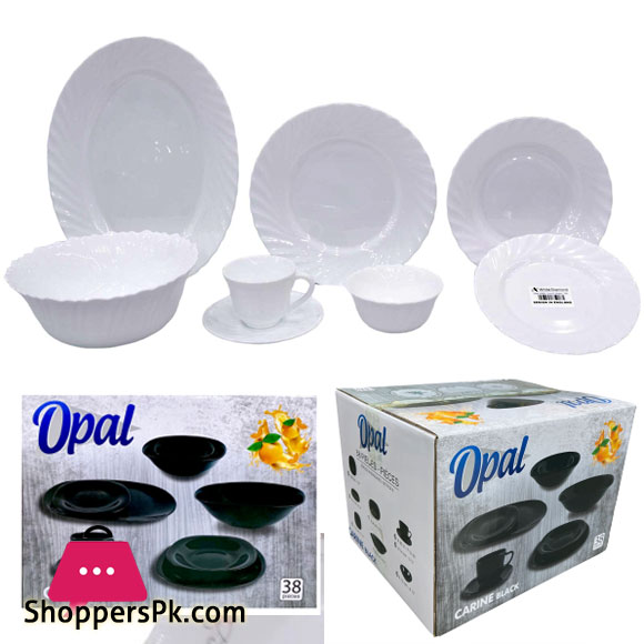 Opal 1 More Dinner Set of 30 Pcs D-White-30
