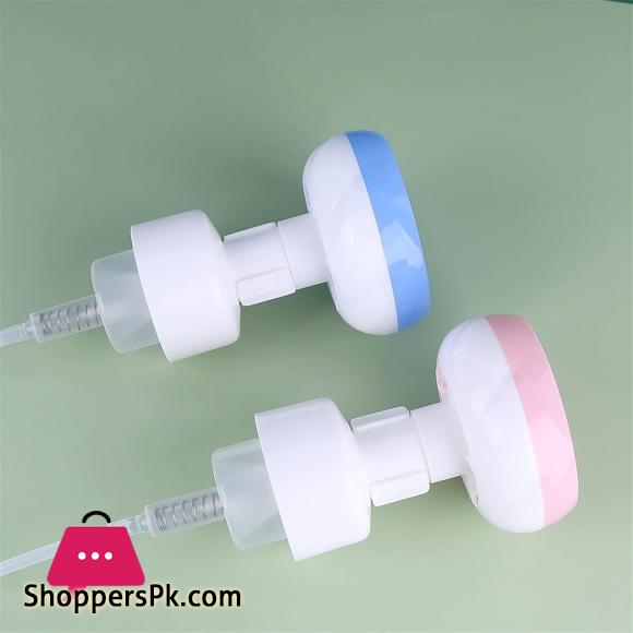 Premium Soap Dispenser 300ml Flower Liquid Soap Dispenser Floral Foam Soap Bottle Pump Plastic Pressing Type Soap Dispenser, For Bathroom Kitchen Home Hotel Bathroom Soap Dispenser