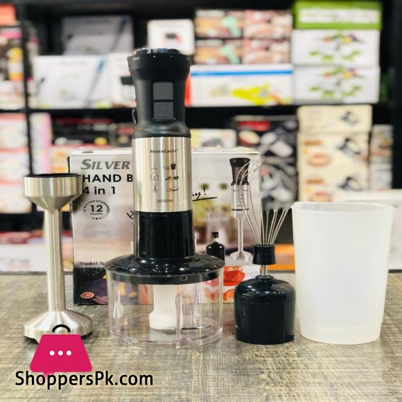 Silver Crest Hand Blender 4 in 1 High Speed Motor