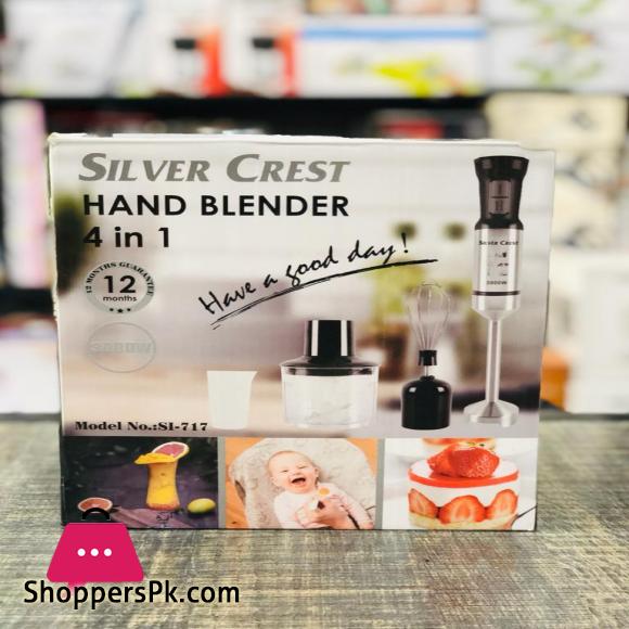 Silver Crest Hand Blender 4 in 1 High Speed Motor