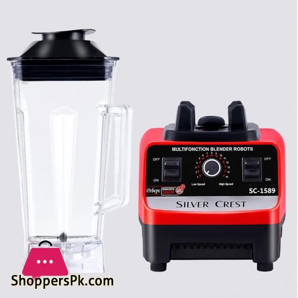 Silver Crest SC-1589 Single Commercial BlEnder , Silver Crest Heavy Duty juicer blinder