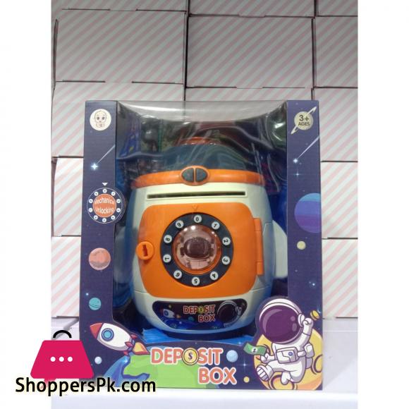 Space Rocket Electronic Piggy Bank Toy