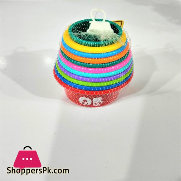 Toys Stacking Cups 1 till 10 model number 617 for kids Education Learning and Fun Rainbow Cups Stacking Tower Mini Bear Toy Gifts