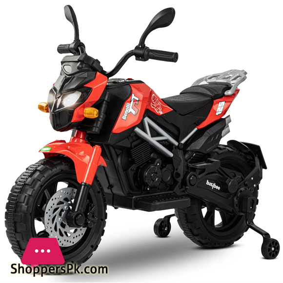 Benolli Battery-Operated Electric Kids Bike, Ride on Baby Bike with Led Lights, Music & USB Kids Baby Electric Bike Battery Operated Bike