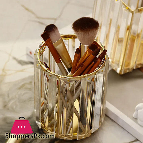 Crystal Glass Home Hotel Cosmetic Accessories Desktop Storage Racks