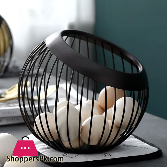 Iron Fruit Storage Plate Vegetable Egg Egg Basket Bowls Nordic Snack Candy Fruit Basket Home Kitchen Storage Organizer