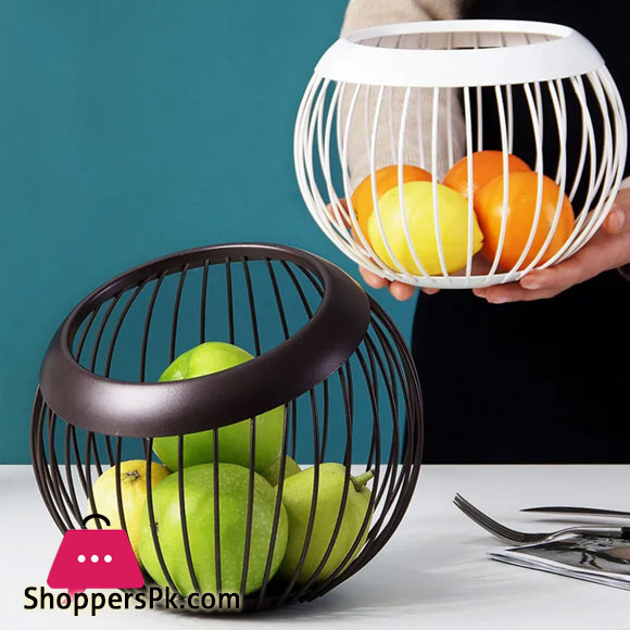 Iron Fruit Storage Plate Vegetable Egg Egg Basket Bowls Nordic Snack Candy Fruit Basket Home Kitchen Storage Organizer