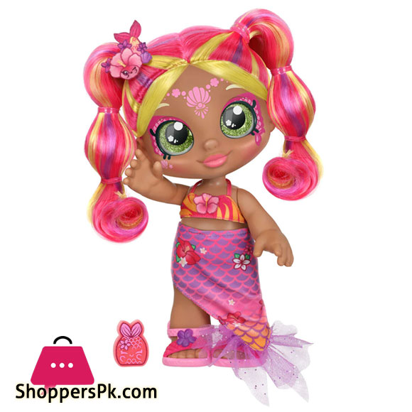 Kindi Kids Dress Up Magic Tropicarla Mermaid Toddler Doll