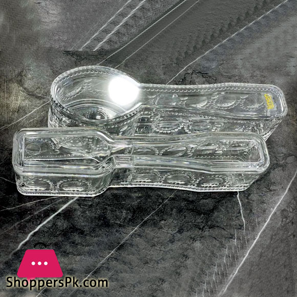 Limon Acrylic Spoon Fork Box 1 Pair Iran Made