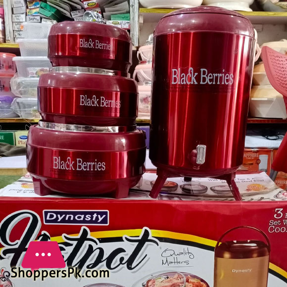 Original Dynasty Hot Pot with Glass Top & Stinless Steel Box 4Pcs