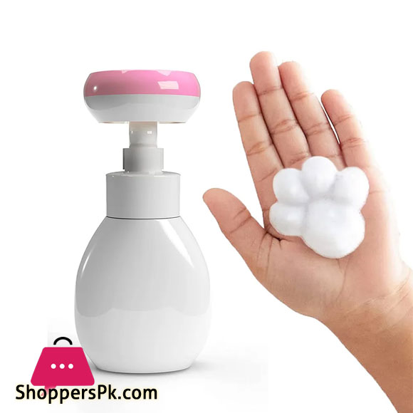 Premium Soap Dispenser 300ml Flower Liquid Soap Dispenser Floral Foam Soap Bottle Pump Plastic Pressing Type Soap Dispenser, For Bathroom Kitchen Home Hotel Bathroom Soap Dispenser
