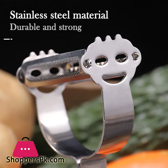 Three Piece Set Multi-Function Stainless Steel Potato Cucumber Carrot Grater Julienne Vegetables Fruit Peeler Two-In-One Slicer