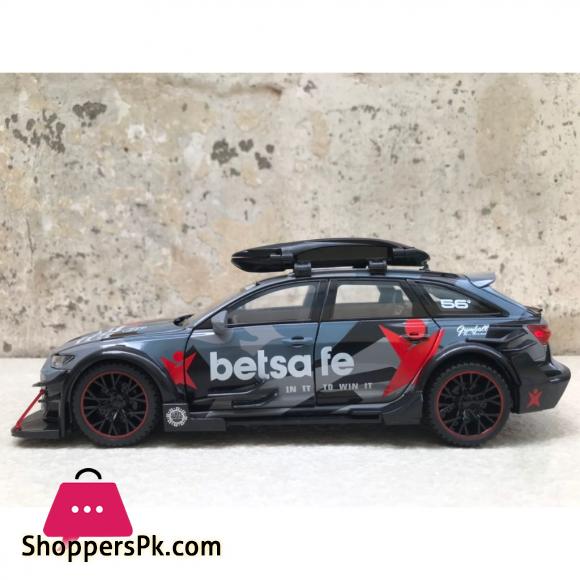 1:24 AUDI RS6 Sports diecast model car lights sounds