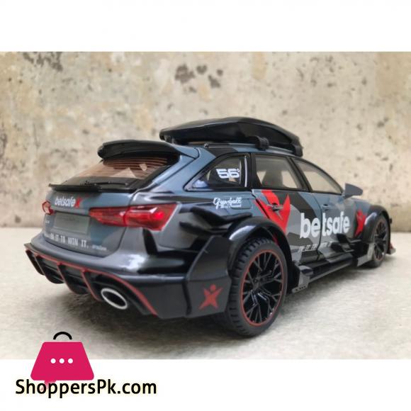1:24 AUDI RS6 Sports diecast model car lights sounds