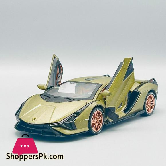 1:24 Diecast Metal Lamborghini SIAN 1:24 alloy car model
