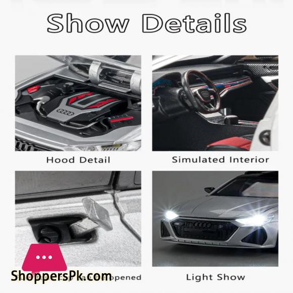 1:24 For Audi RS6 Simulation Diecast Alloy Car Model