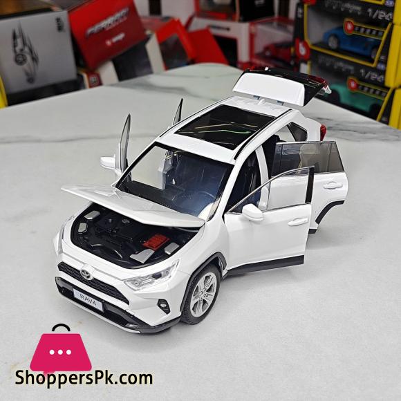 1:24 scale RAV4 SUV ALLOY DIECAST MODEL CAR LIGHTS SOUND