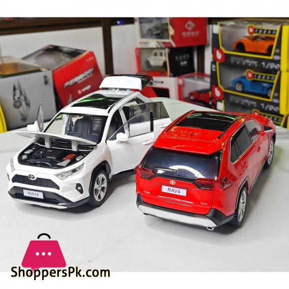 1:24 scale RAV4 SUV ALLOY DIECAST MODEL CAR LIGHTS SOUND