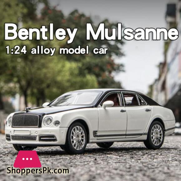 1:24 scale entley Mulsanne alloy diecast model light sounds