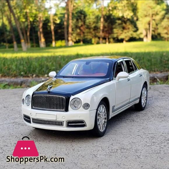 1:24 scale entley Mulsanne alloy diecast model light sounds